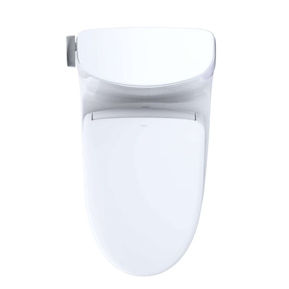 TOTO Carlyle II One-Piece 1.28 GPF Universal Height Toilet with S7A Contemporary Bidet Seat MW6144736CEFG#01