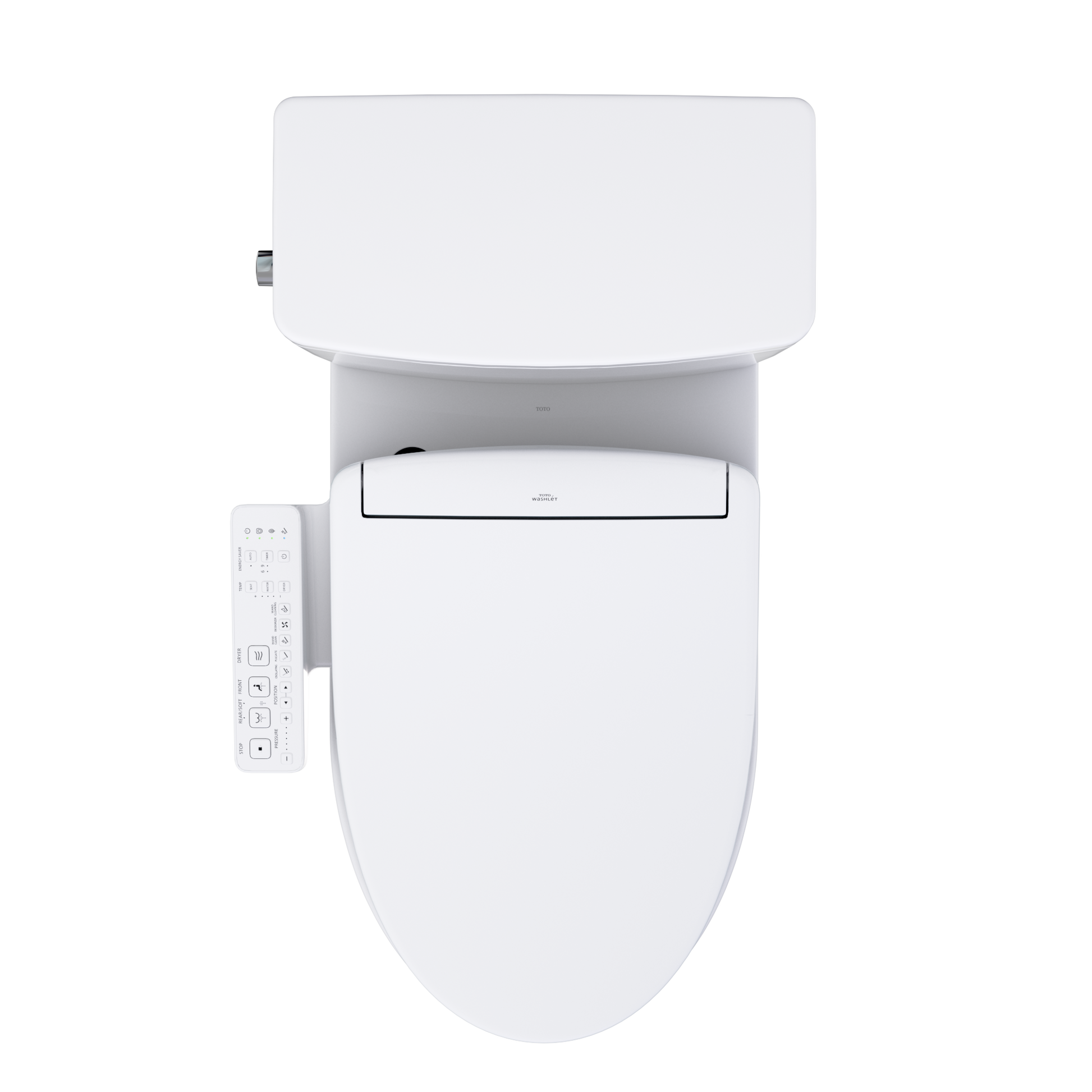 TOTO Glaston 1G WASHLET+ S2 Two-Piece Elongated 1.0 GPF Universal Height Toilet MW4723346CUFG#01