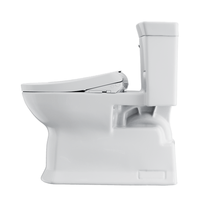 TOTO Eco Soirée 1.28 GPF Universal Height Toilet with S7 Bidet Seat MW9644726CEFG#01