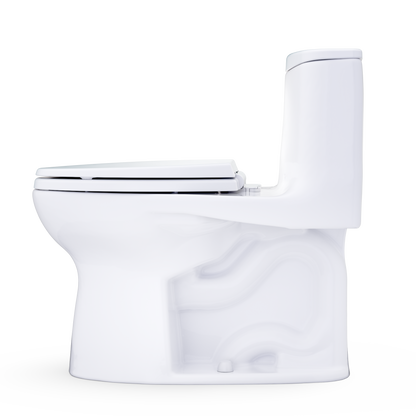 TOTO Ultramax One-Piece Toilet Left Side Profile Seat Open