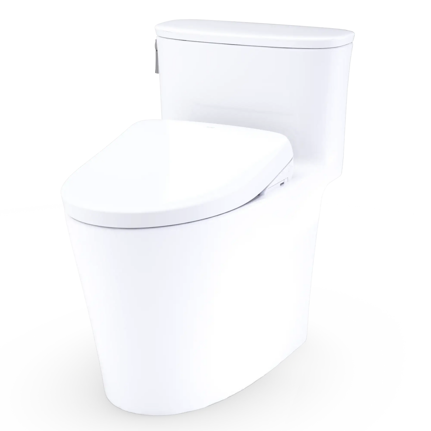 TOTO Aurora WASHLET+ S7A One-Piece Elongated 1.28 GPF Universal Height Toilet MW6864736CEFG#01