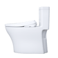 TOTO Aquia IV One-Piece Dual Flush 1.28/0.9 GPF Universal Height Toilet with S7A Bidet Seat MW6464736CEMFGN#01