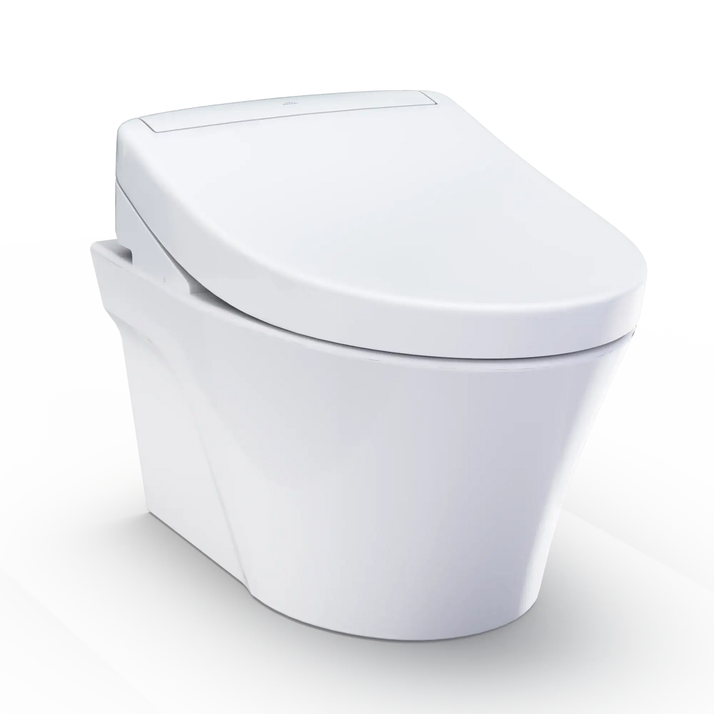 TOTO AP Wall-Hung Toilet and WASHLET S5 and DuoFit In-Wall 0.9 and 1.28 GPF Dual-Flush Tank System, Matte Silver CWT4263446CMFG#MS