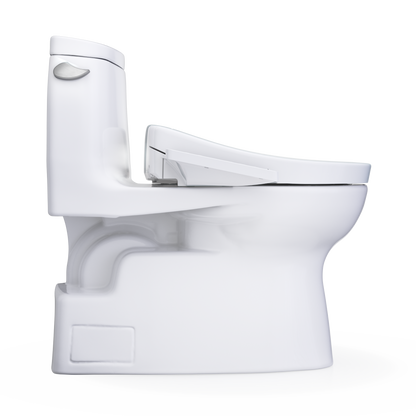 TOTO Carlyle II One-Piece 1.28 GPF Universal Height Toilet and S2 Bidet Seat MW6143346CEFG#01