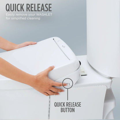 TOTO WASHLET KS5 Electronic Bidet Toilet Seat with Instantaneous Water Heating and Self-Cleaning Wand SW3216#01