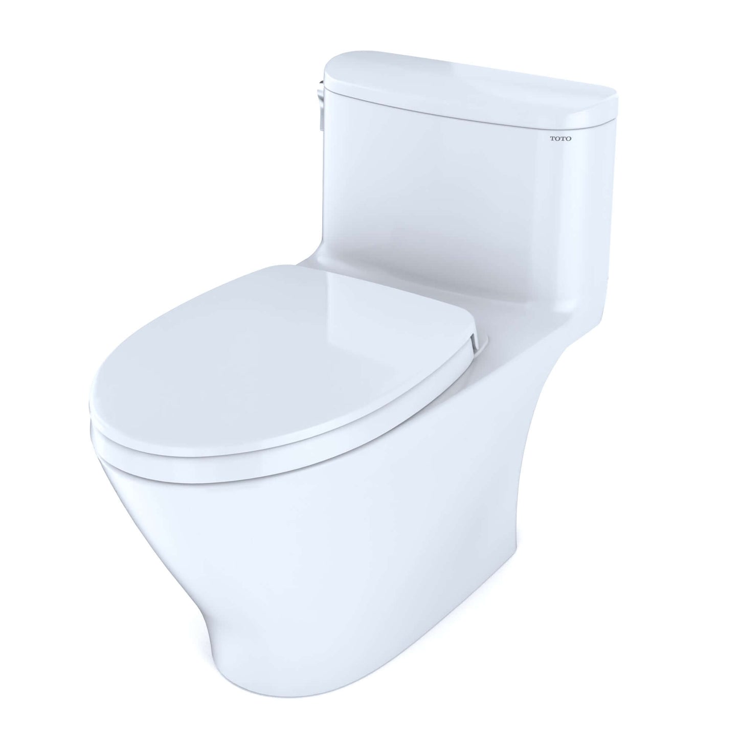 TOTO Nexus 1G One-Piece 1.0 GPF Universal Height Toilet with SS124 SoftClose Seat, WASHLET+ Ready MS642124CUFG