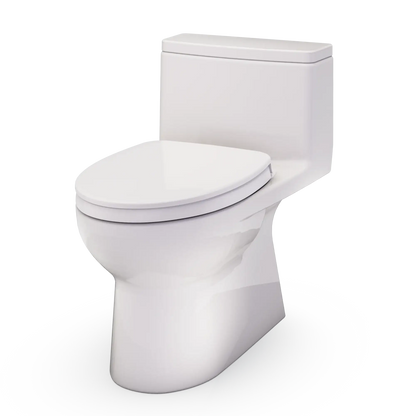 TOTO Redington One-Piece Elongated 1.28 GPF WASHLET+ Ready Universal Height Toilet with CEFIONTECT MS672124CEFG#12