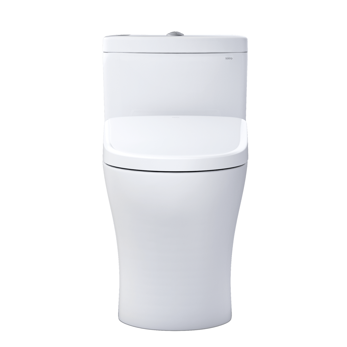 TOTO Aquia IV One-Piece Dual Flush 1.28 and 0.9 GPF Universal Height Toilet with S7 Bidet Seat MW6464726CEMFGNA#01