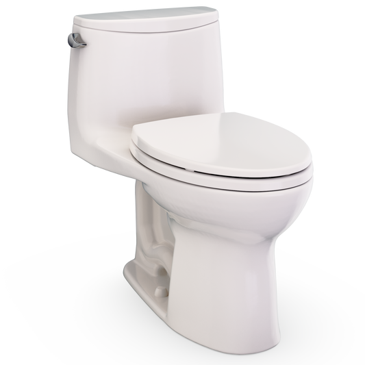 TOTO Ultramax One-Piece Elongated 1.28 GPF WASHLET+ Ready Universal Height Toilet with CEFIONTECT MS608114CEFG#12