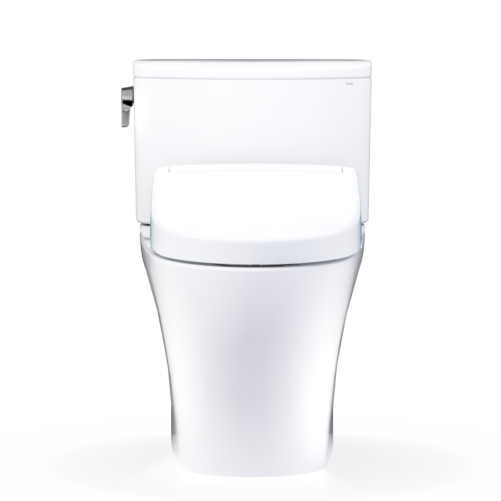 TOTO Nexus WASHLET+ S5 Two-Piece Elongated 1.0 GPF Universal Height Toilet with CEFIONTECT MW4423446CUFG#01