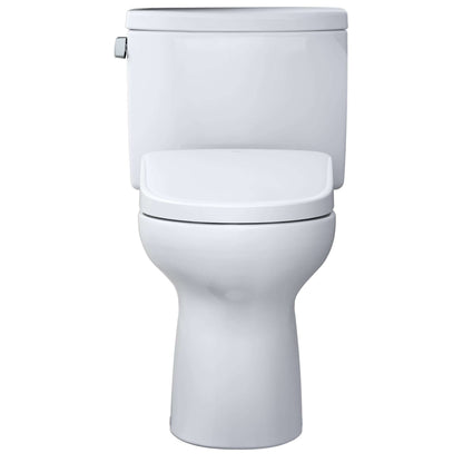 TOTO WASHLET+ Drake II 1G Two-Piece Elongated 1.0 GPF Toilet and WASHLET+ S7 Contemporary Bidet Seat, Cotton White - MW4544726CUFG#01