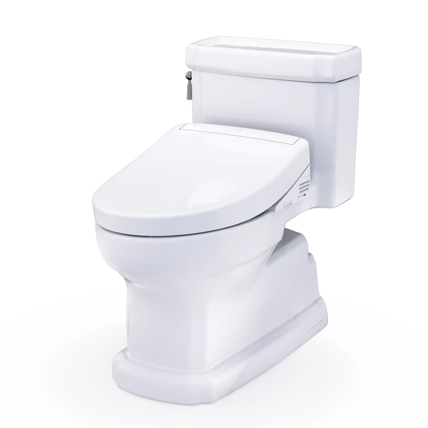 TOTO Eco Guinevere 1.28 GPF Universal Height Toilet with S5 Bidet Seat MW9743446CEFG#01