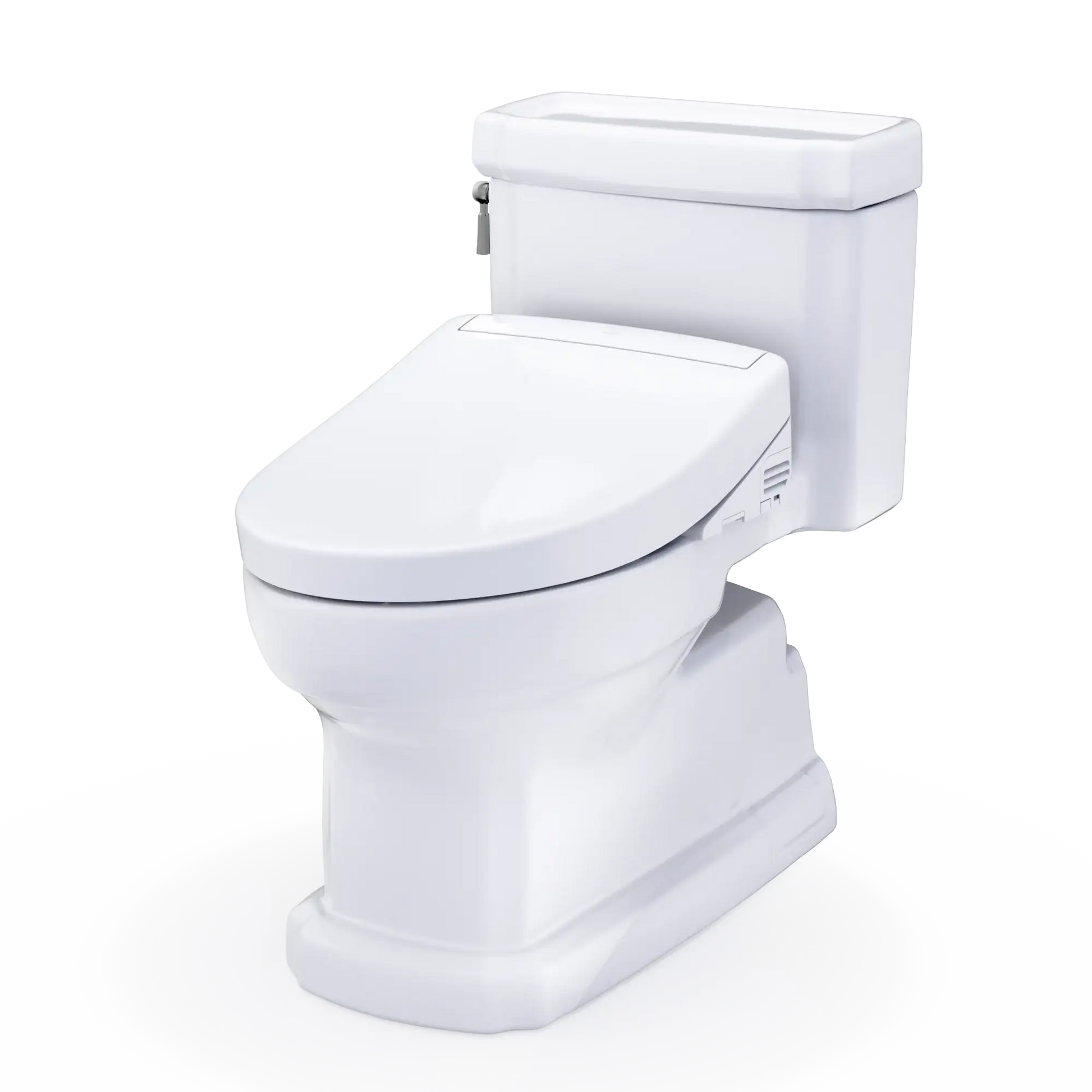 TOTO Eco Guinevere 1.28 GPF Universal Height Toilet with S5 Bidet Seat MW9743446CEFG#01
