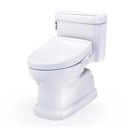 TOTO Eco Guinevere 1.28 GPF Universal Height Toilet with S5 Bidet Seat MW9743446CEFG#01