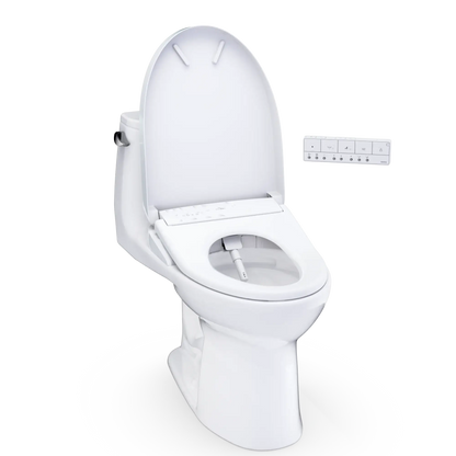 TOTO Ultramax WASHLET+ S7A 1.28 GPF Universal Height Toilet MW6084736CEFG#01