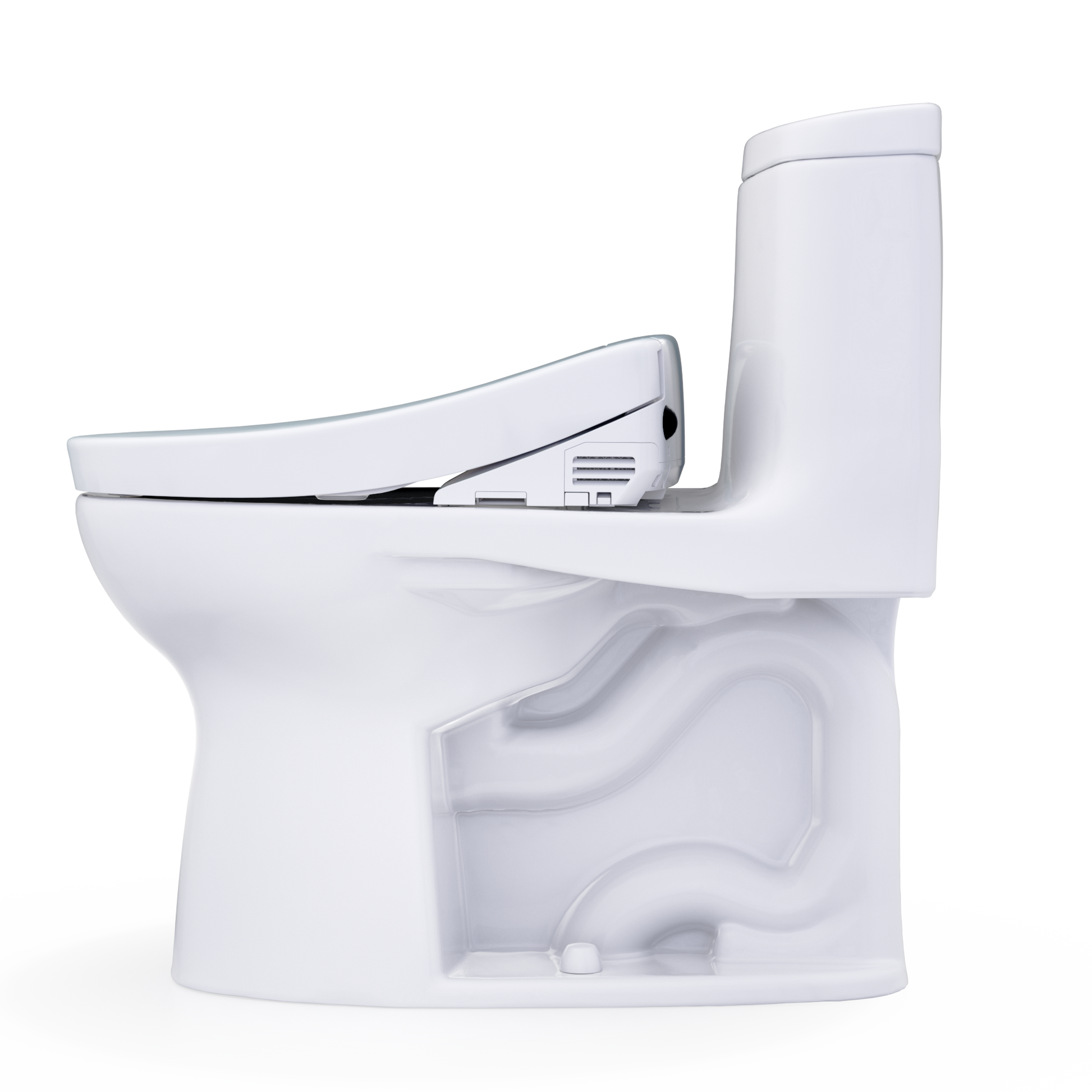 TOTO UltraMax II One-Piece 1.28 GPF Universal Height Toilet and S5 Bidet Seat MW6043446CEFG#01
