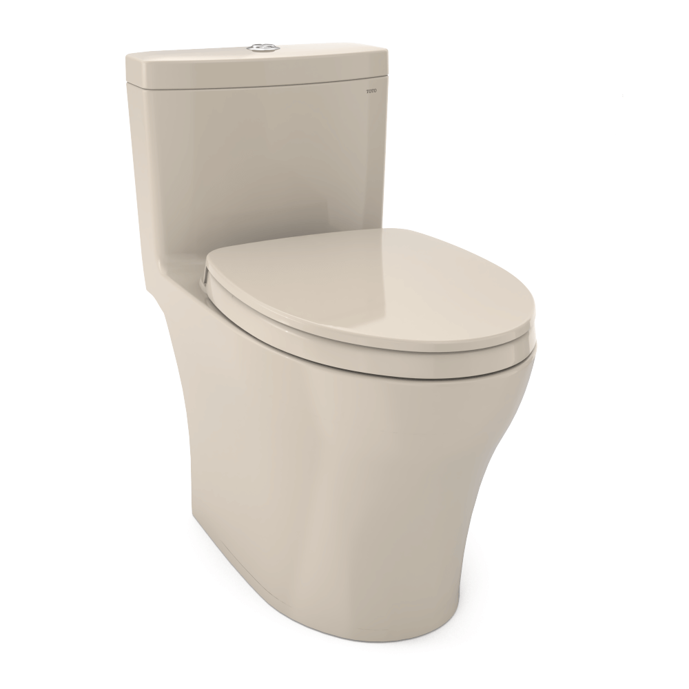 TOTO WASHLET+ Aquia  IV One-Piece Elongated Dual Flush 1.28 and 0.9 GPF Universal Height - MS646124CEMFN#01