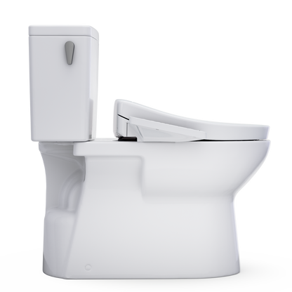 TOTO Glaston 1G WASHLET+ S2 Two-Piece Elongated 1.0 GPF Universal Height Toilet MW4723346CUFG#01