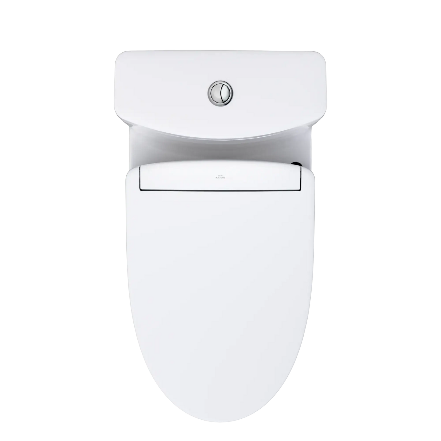TOTO Aquia IV One-Piece Dual Flush 1.28 and 0.9 GPF Universal Height Toilet and S5 Bidet Seat MW6463446CEMFGN#01