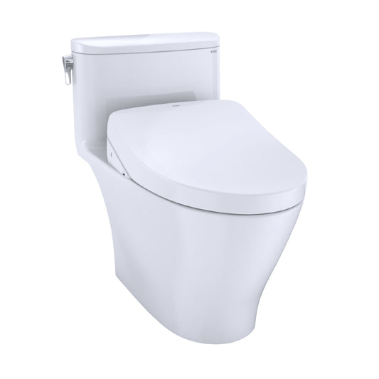 TOTO WASHLET+ Nexus 1G One-Piece Elongated 1.0 GPF Toilet with S550e Bidet Seat, Cotton White - MW6423056CUFG#01