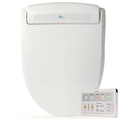 Bio Bidet BB-1000 Supreme Bidet Toilet Seat With Remote, Strong Wash, Heated Seat and Pulsating Wide Cleaning