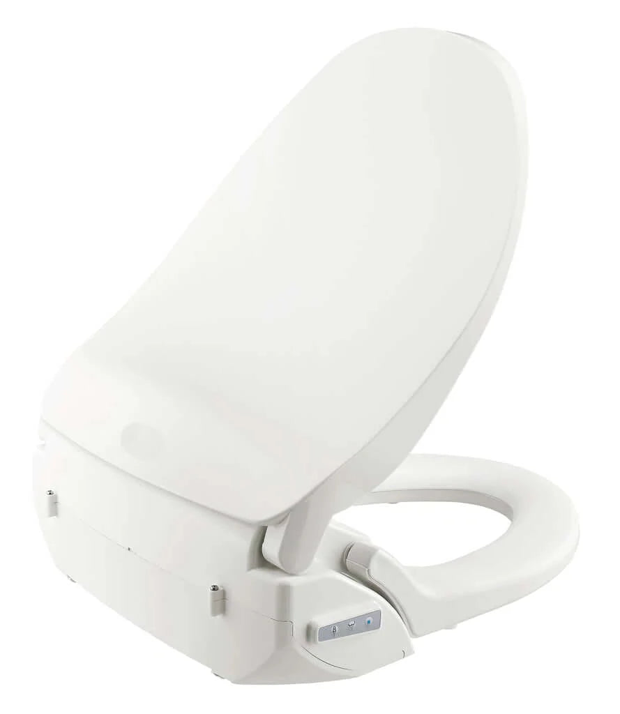 Bio Bidet Slim Two Bidet Seat with Oscillating Self-Cleaning Nozzle, Nightlight, Turbo Wash, and Wireless Remote