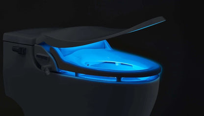 Bio Bidet Slim Two Bidet Seat with Oscillating Self-Cleaning Nozzle, Nightlight, Turbo Wash, and Wireless Remote