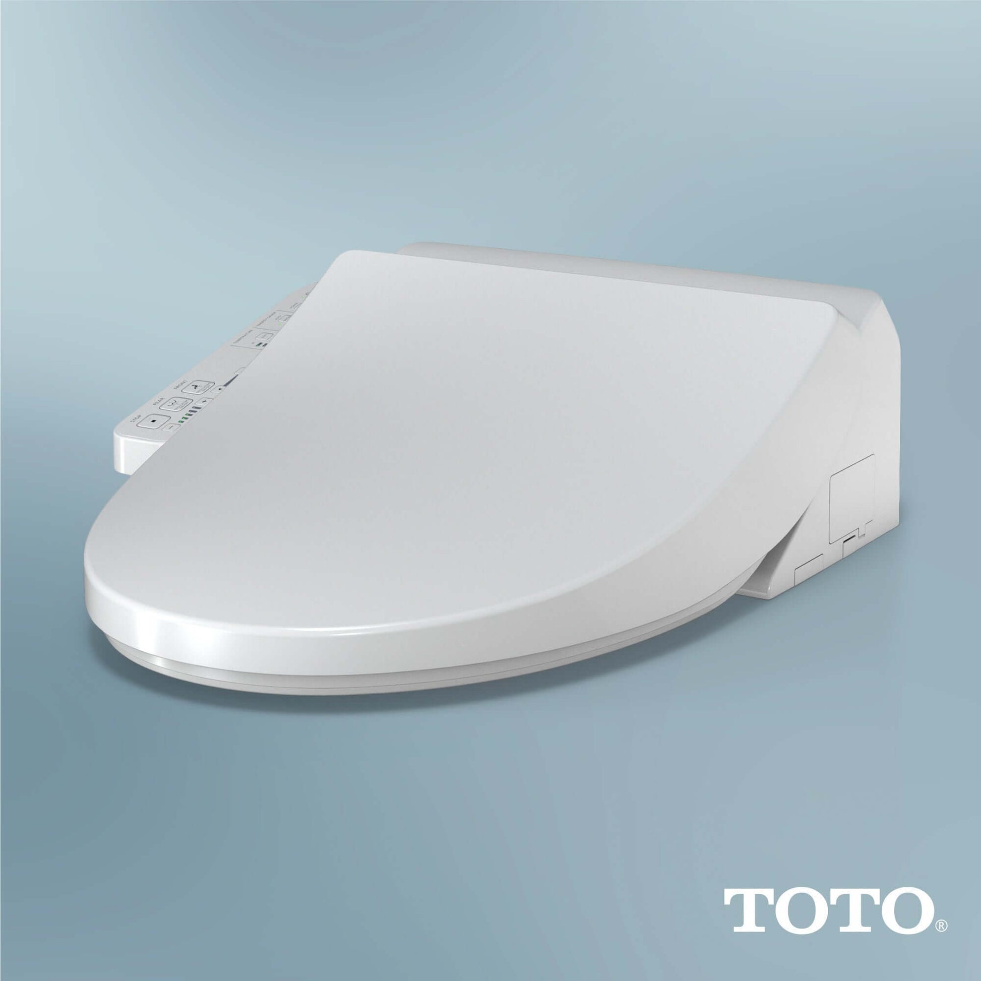 TOTO WASHLET A2 Electronic Bidet Toilet Seat with Heated Seat and SoftClose Lid, Elongated - SW3004#01