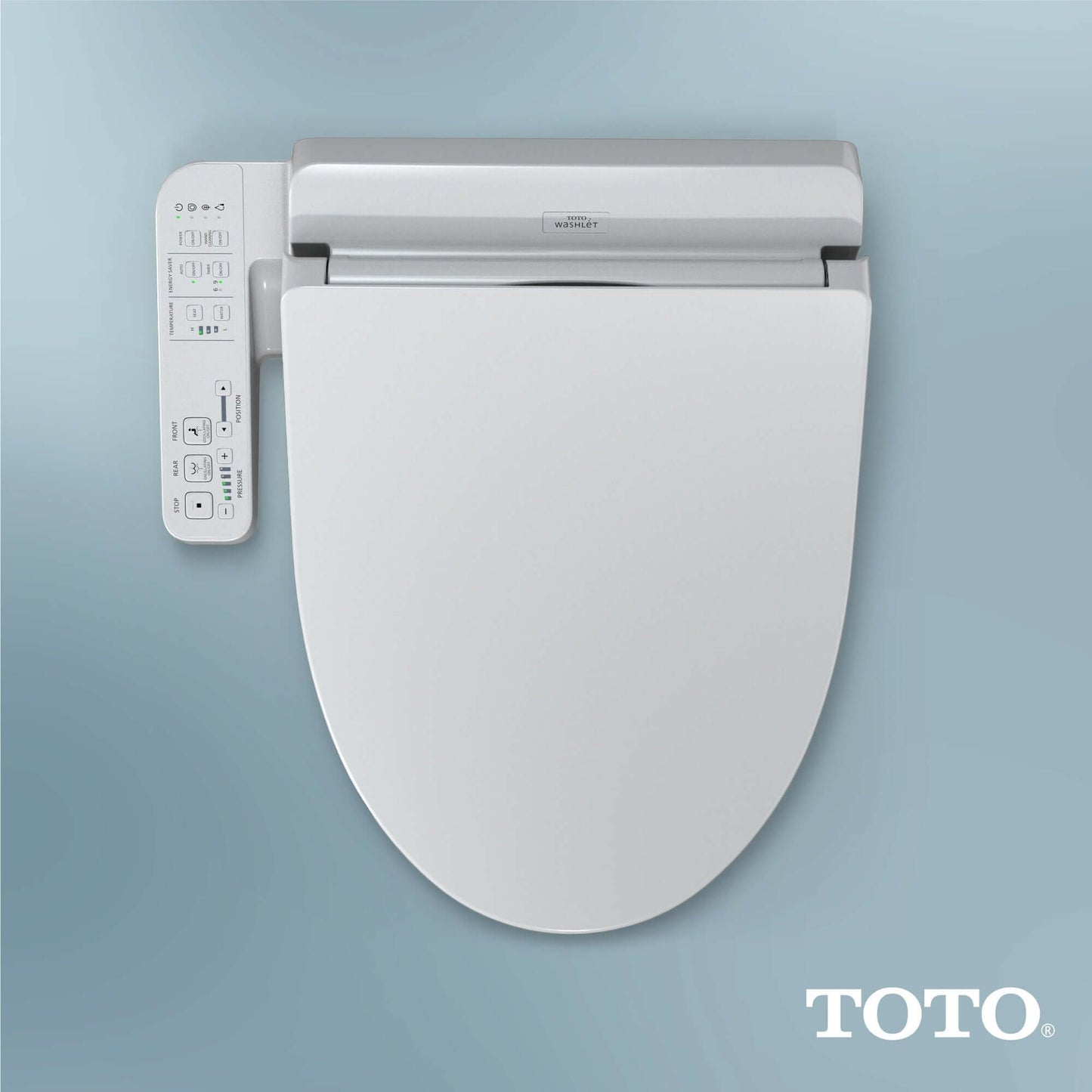 TOTO WASHLET A2 Electronic Bidet Toilet Seat with Heated Seat and SoftClose Lid, Elongated - SW3004#01