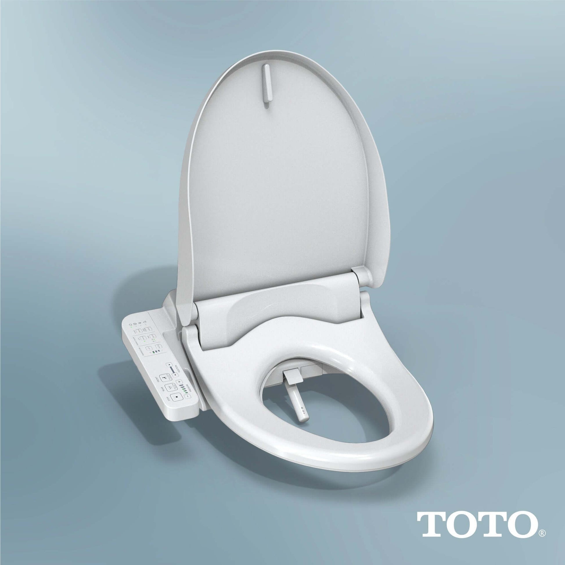 TOTO WASHLET A2 Electronic Bidet Toilet Seat with Heated Seat and SoftClose Lid, Elongated - SW3004#01