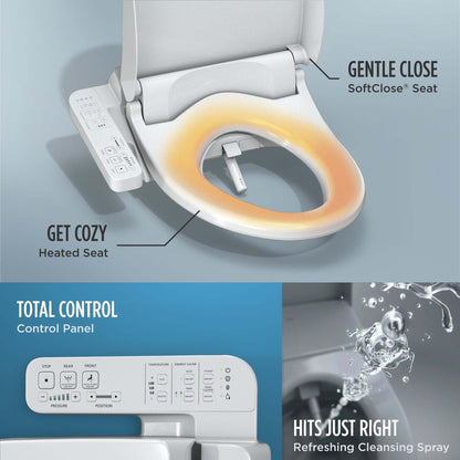 TOTO WASHLET KC2 Bidet Toilet Seat with Side Panel Controls - SW3024#01