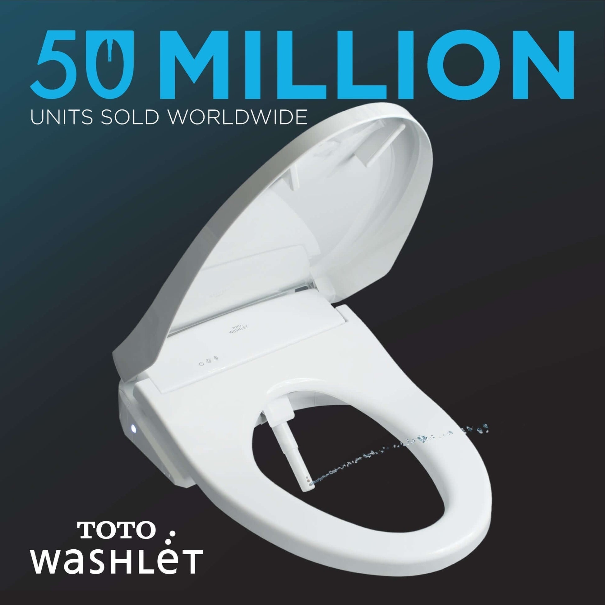 TOTO WASHLET S300e Electronic Bidet Toilet Seat with EWATER+ Cleansing, Round - SW573#01