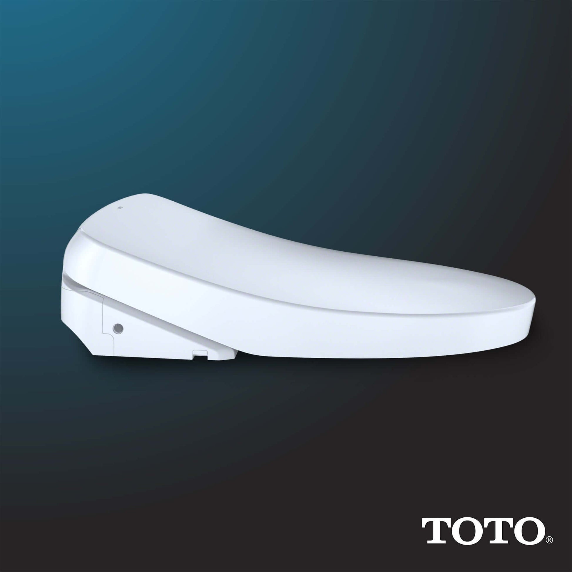 TOTO WASHLET S550e Bidet Seat with Remote, Auto Open & Close Lid, providing warm water cleansing for enhanced comfort