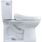 TOTO Drake WASHLET+ Two-Piece 1.6 GPF Standard Height Toilet with S550e Bidet Seat - MW7763056CSG#01