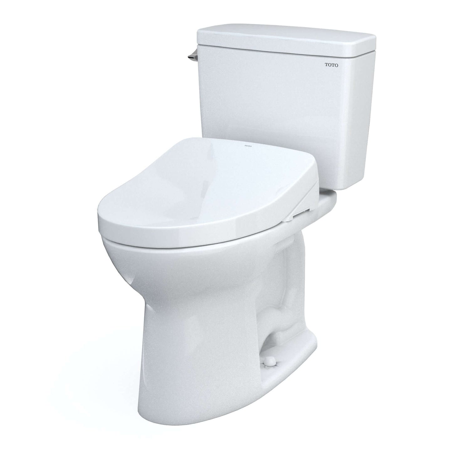 TOTO Drake WASHLET+ Two-Piece Elongated 1.28 GPF Toilet with S500e Bidet Seat - MW7763046CEG#01