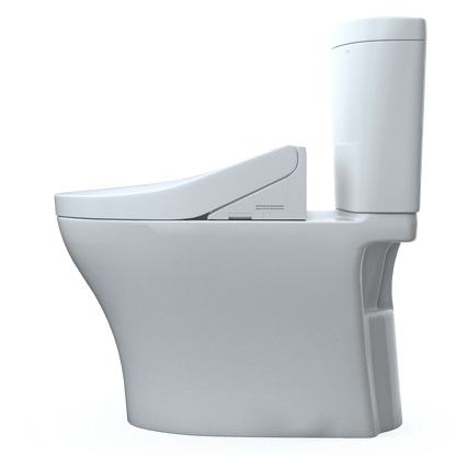 TOTO WASHLET+ Aquia IV ARC Two-Piece Universal Height Dual Flush 1.28 and 0.9 GPF Toilet with C2 Bidet Seat - MW4483074CEMFGN#01