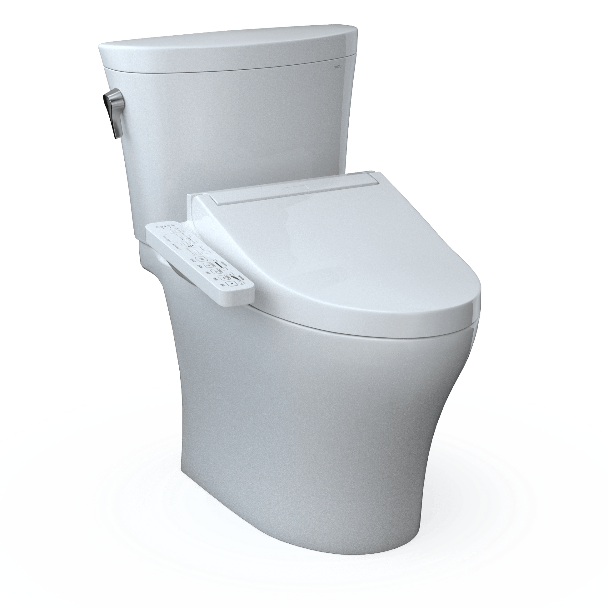 TOTO WASHLET+ Aquia IV ARC Two-Piece Universal Height Dual Flush 1.28 and 0.9 GPF Toilet with C2 Bidet Seat - MW4483074CEMFGN#01