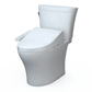 TOTO WASHLET+ Aquia IV ARC Two-Piece Universal Height Dual Flush 1.28 and 0.9 GPF Toilet with C2 Bidet Seat - MW4483074CEMFGN#01