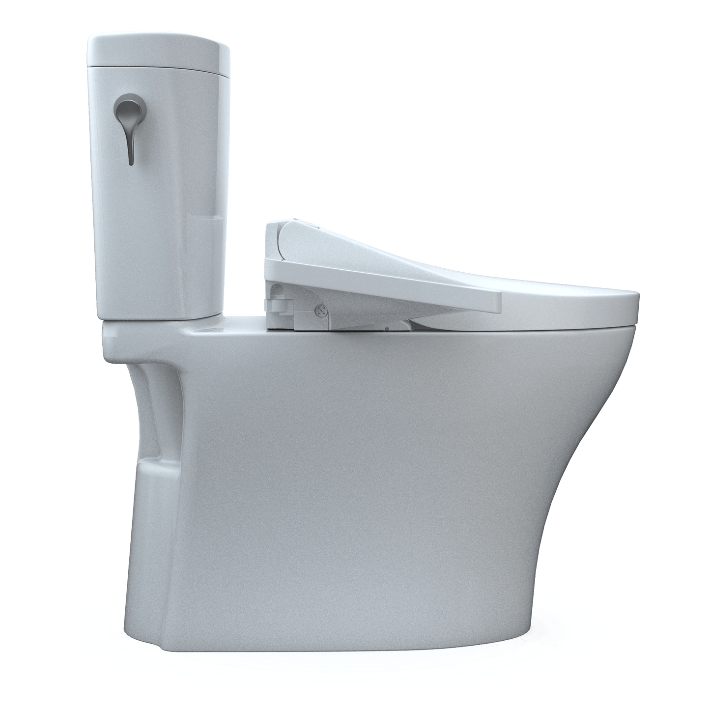 TOTO WASHLET+ Aquia IV ARC Two-Piece Universal Height Dual Flush 1.28 and 0.9 GPF Toilet with C2 Bidet Seat - MW4483074CEMFGN#01