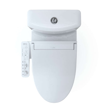 TOTO WASHLET+ Aquia IV Two-Piece Elongated Universal Height Dual Flush 1.28 and 0.9 GPF and C2 Bidet Toilet Seat | MW4463074CEMFGN#01