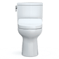 TOTO WASHLET+ Drake II 1G Two-Piece 1.0 GPF Universal Height Toilet S550e Contemporary Bidet Seat with Auto Flush Option - MW4543056CUFG(A)#01