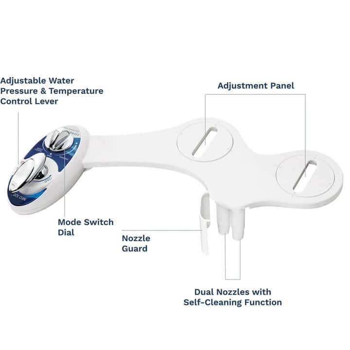 LUXE Bidet NEO 320 with Temperature Control Bidet Attachment