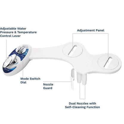 LUXE Bidet NEO 320 with Temperature Control Bidet Attachment